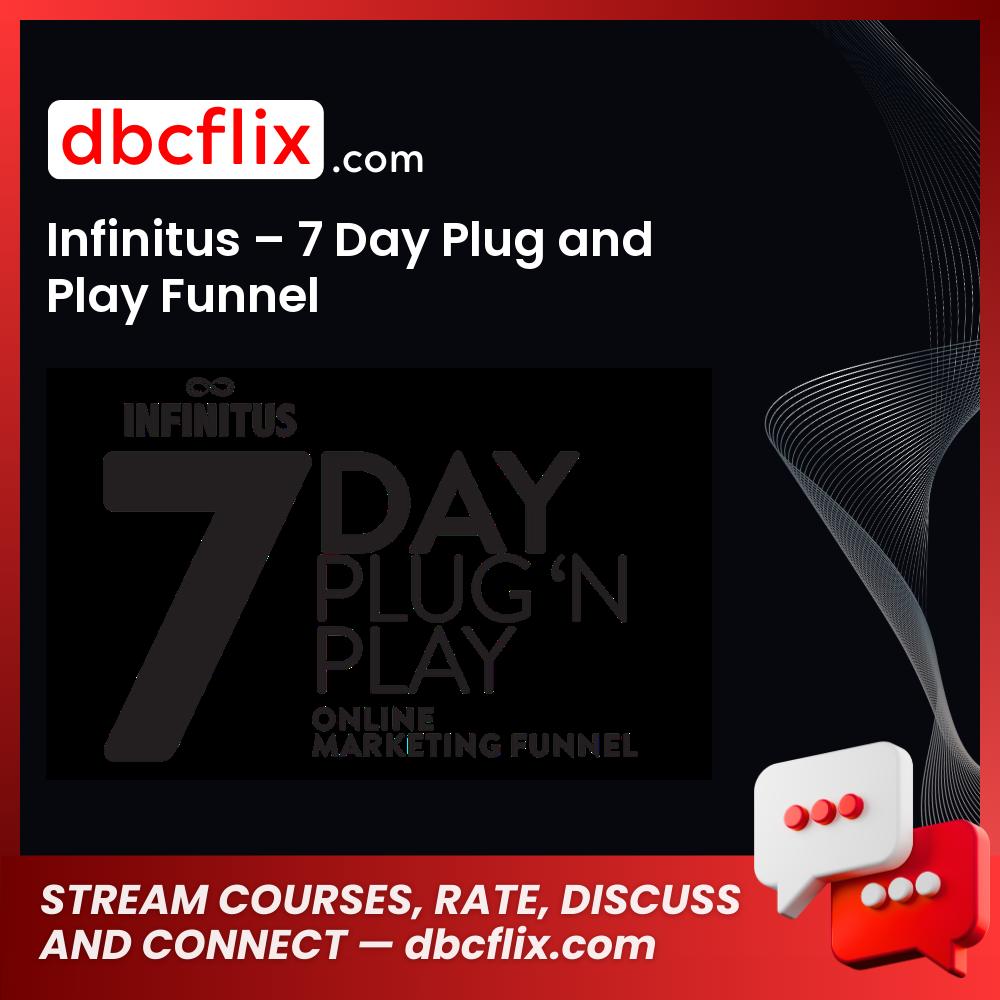Infinitus 7 Day Plug And Play Funnel FREE DOWNLOAD
