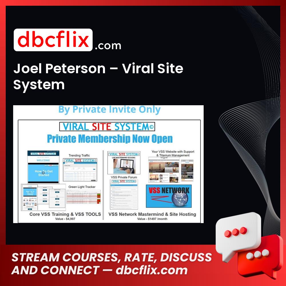 Joel Peterson Viral Site System FREE DOWNLOAD