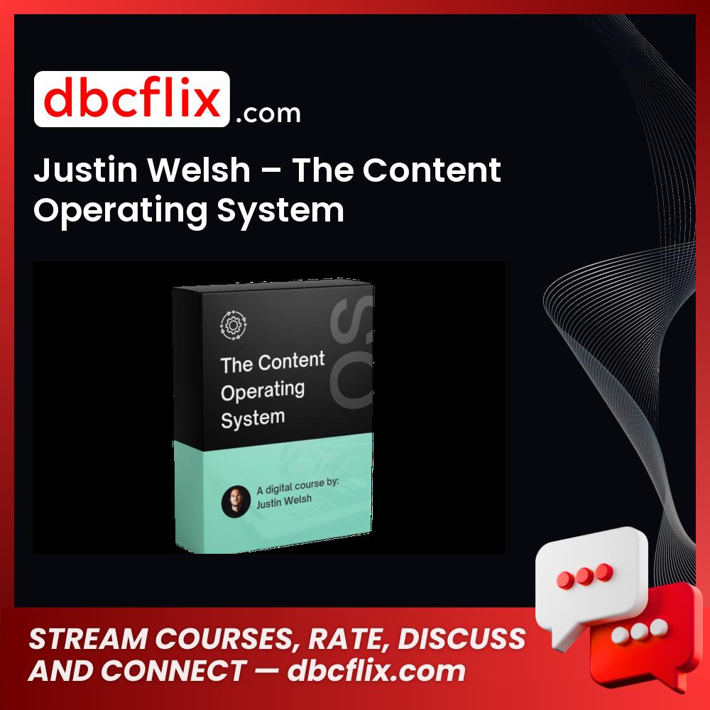 download, downloadbusinesscourse, drive, fast, free, google, mega, rapidgator, torrent Justin Welsh – The Content Operating System