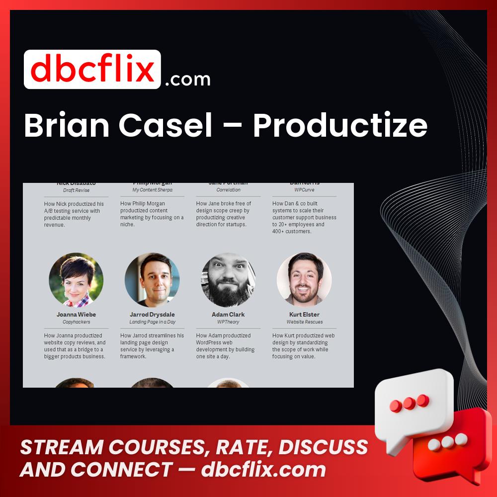 Brian Casel Productize FREE DOWNLOAD
