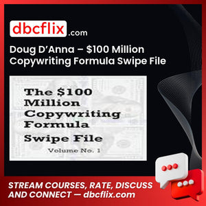 Doug D’Anna – $100 Million Copywriting Formula Swipe File Volume 1, download, downloadbusinesscourse, drive, fast, free, google, mega, rapidgator, torrent