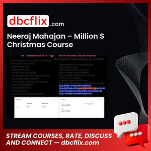 Neeraj Mahajan Million Christmas Course FREE DOWNLOAD