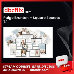 Paige Brunton – Square Secrets 7.1 free downoad, dbcflix, dbcflix.com, storedbc.com, downloadbusinesscourse, mega, google drive