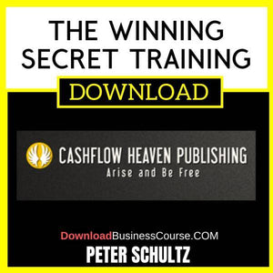 Peter Schultz The Winning Secret Training FREE DOWNLOAD