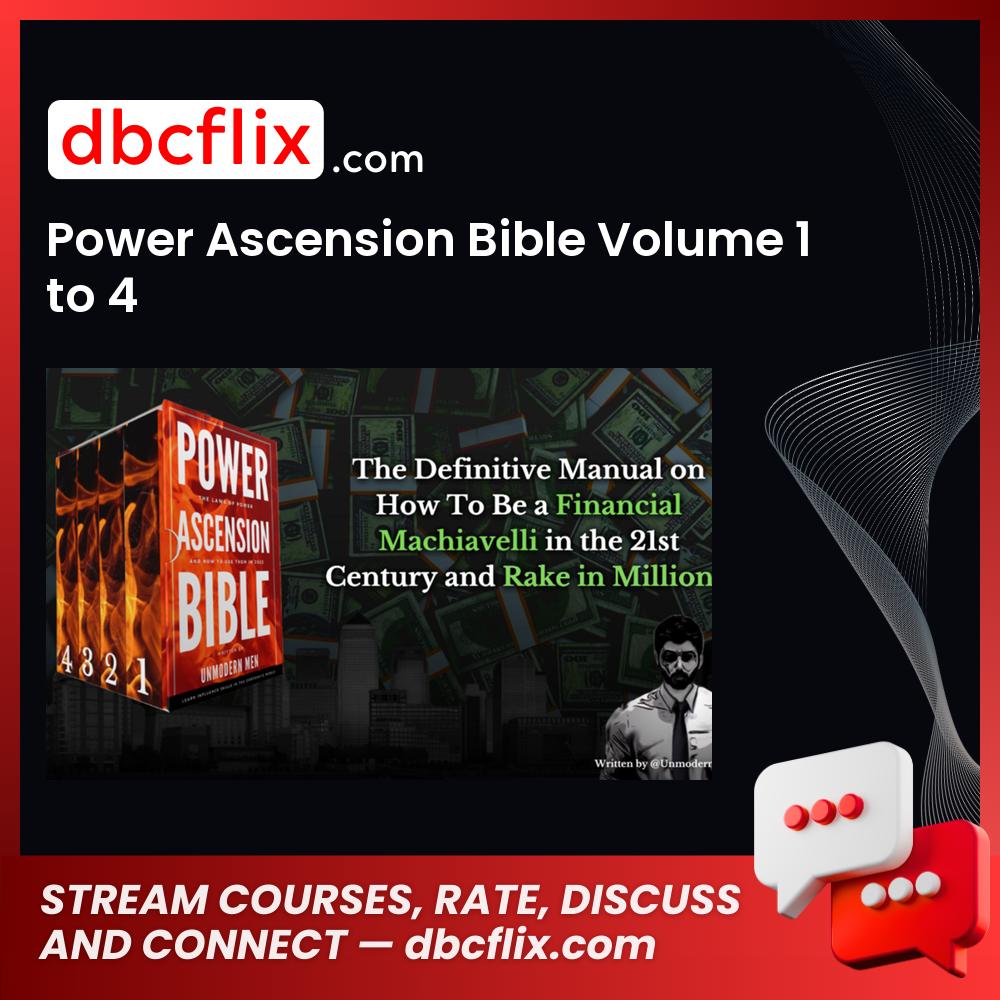 Power Ascension Bible Volume 1 to 4 free downoad, dbcflix, dbcflix.com, storedbc.com, downloadbusinesscourse, mega, google drive