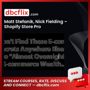 Matt Stefanik Nick Fielding Shopify Store Pro FREE DOWNLOAD