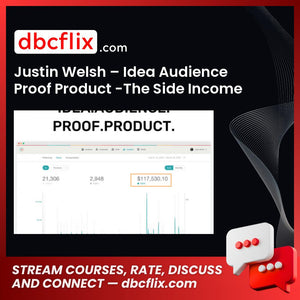 Justin Welsh – Idea Audience Proof Product -The Side Income Playbook free downoad, dbcflix, dbcflix.com, storedbc.com, downloadbusinesscourse, mega, google drive