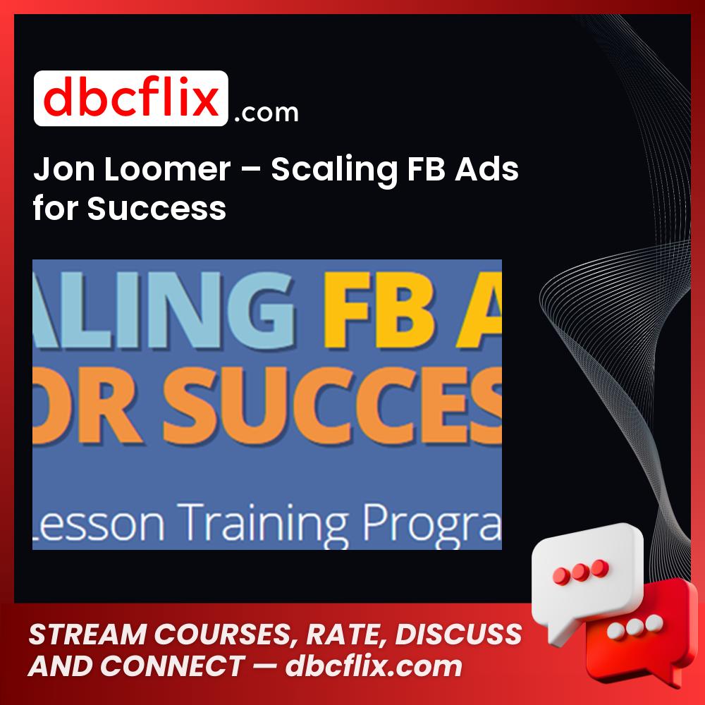 Jon Loomer Scaling Fb Ads For Success FREE DOWNLOAD