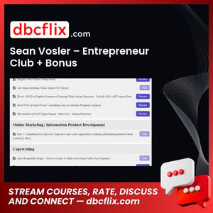 download, downloadbusinesscourse, drive, fast, free, google, mega, rapidgator, Sean Vosler – Entrepreneur Club + Bonus, torrent