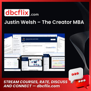 Justin Welsh – The Creator MBA free downoad, dbcflix, dbcflix.com, storedbc.com, downloadbusinesscourse, mega, google drive