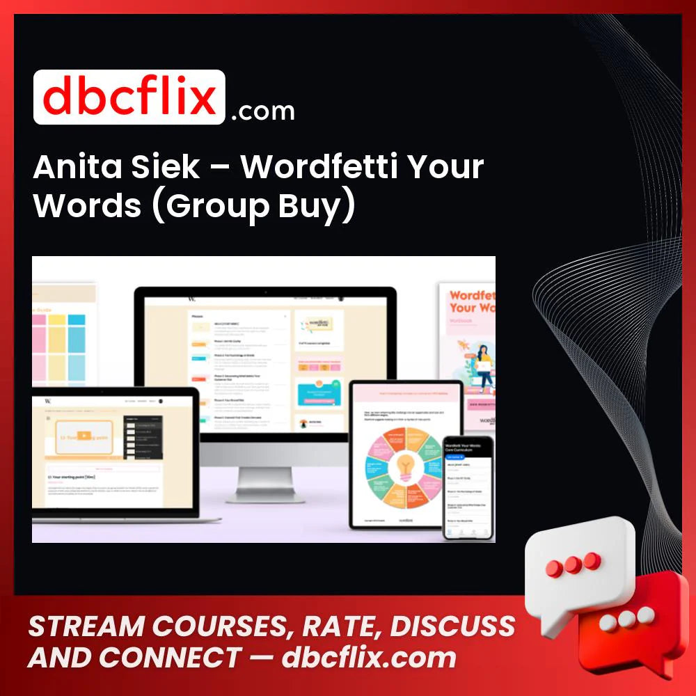 Anita Siek – Wordfetti Your Words (Group Buy) free downoad, dbcflix, dbcflix.com, storedbc.com, downloadbusinesscourse, mega, google drive