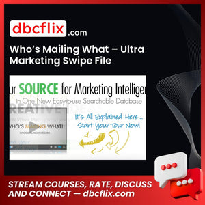 Whos Mailing What Ultra Marketing Swipe File FREE DOWNLOAD