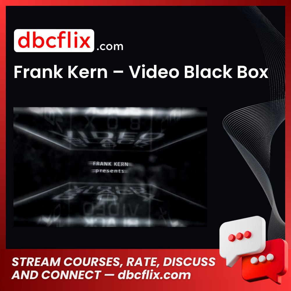 Frank Kern Video Black Box FREE DOWNLOAD