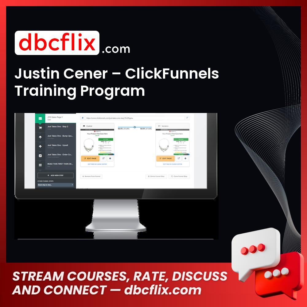 Justin Cener Clickfunnels Training Program FREE DOWNLOAD