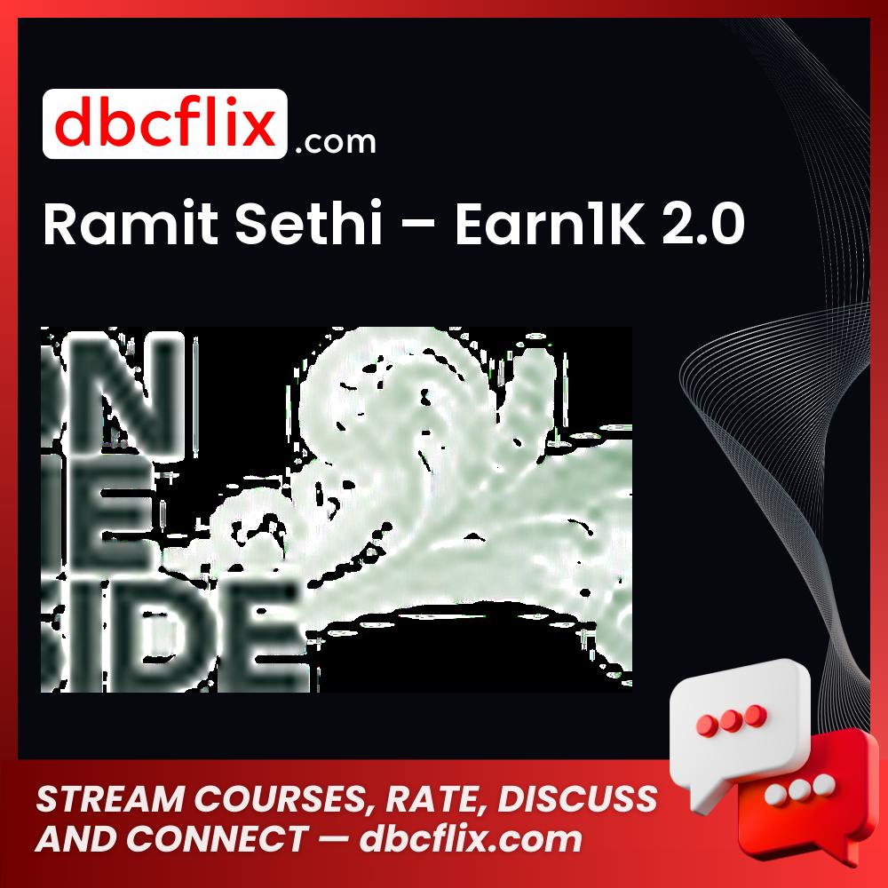 Ramit Sethi – Earn1K 2.0 free downoad, dbcflix, dbcflix.com, storedbc.com, downloadbusinesscourse, mega, google drive