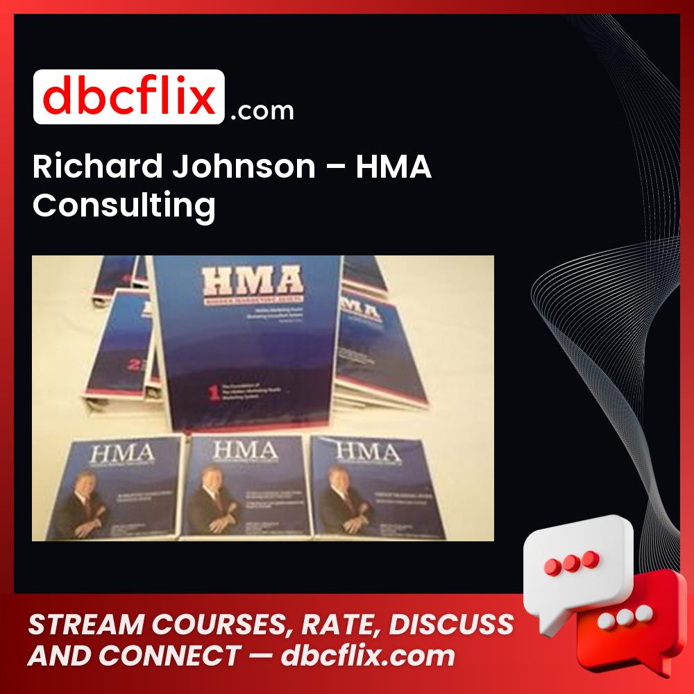 Richard Johnson Hma Consulting FREE DOWNLOAD
