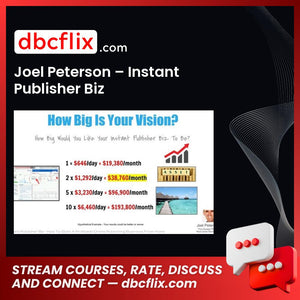 Joel Peterson Instant Publisher Biz FREE DOWNLOAD