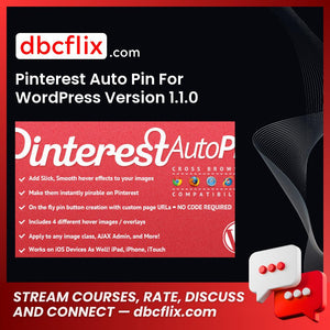 Pinterest Auto Pin For WordPress Version 1.1.0 free downoad, dbcflix, dbcflix.com, storedbc.com, downloadbusinesscourse, mega, google drive