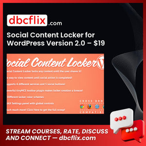Social Content Locker for WordPress Version 2.0 – $19 free downoad, dbcflix, dbcflix.com, storedbc.com, downloadbusinesscourse, mega, google drive