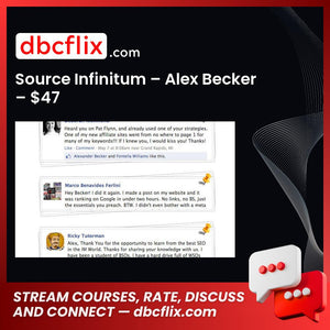 Source Infinitum – Alex Becker – $47 free downoad, dbcflix, dbcflix.com, storedbc.com, downloadbusinesscourse, mega, google drive