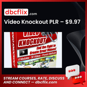 Video Knockout PLR – $9.97 free downoad, dbcflix, dbcflix.com, storedbc.com, downloadbusinesscourse, mega, google drive