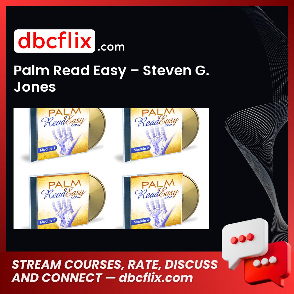 Palm Read Easy – Steven G. Jones free downoad, dbcflix, dbcflix.com, storedbc.com, downloadbusinesscourse, mega, google drive