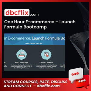 One Hour E-commerce – Launch Formula Bootcamp free downoad, dbcflix, dbcflix.com, storedbc.com, downloadbusinesscourse, mega, google drive