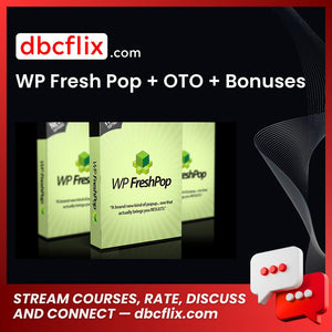 WP Fresh Pop + OTO + Bonuses free downoad, dbcflix, dbcflix.com, storedbc.com, downloadbusinesscourse, mega, google drive
