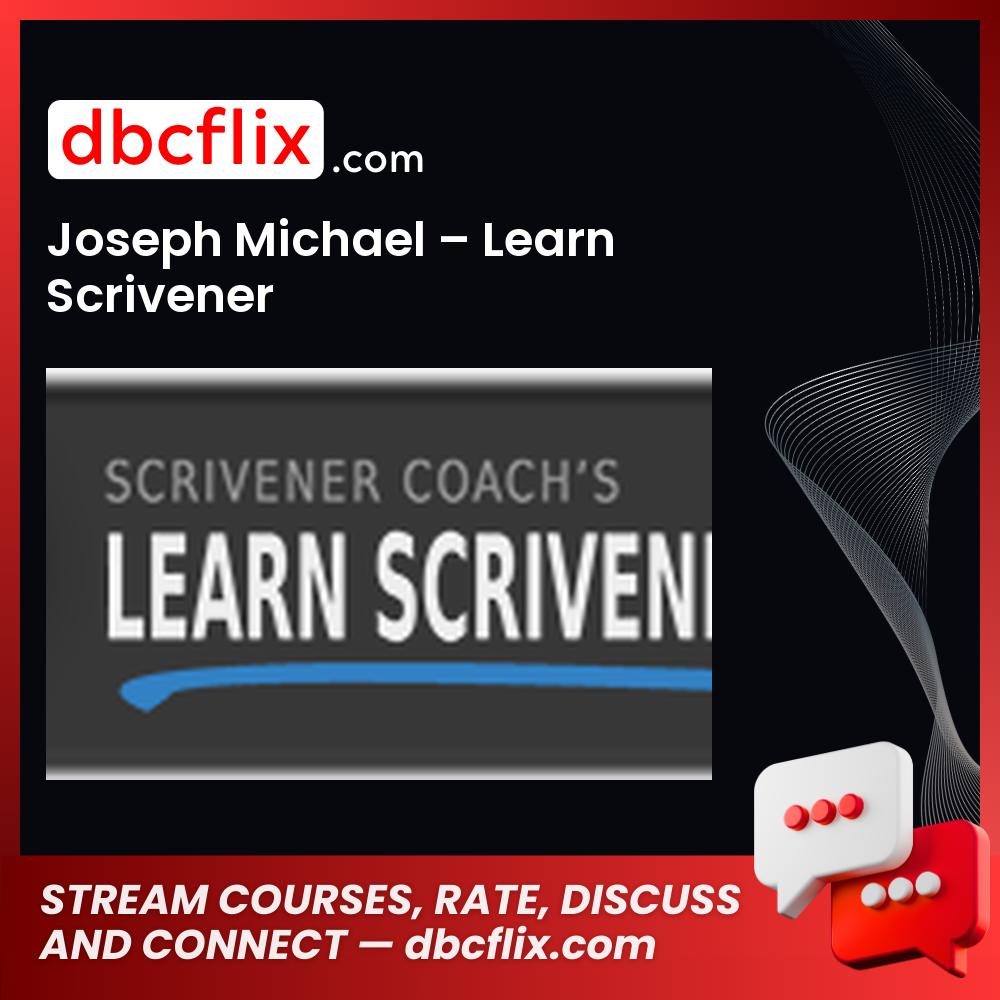 Joseph Michael Learn Scrivener FREE DOWNLOAD