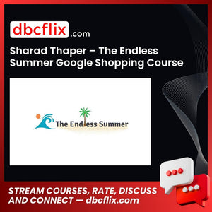 Sharad Thaper The Endless Summer Google Shopping Course FREE DOWNLOAD