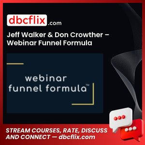 Jeff Walker Don Crowther Webinar Funnel Formula FREE DOWNLOAD
