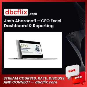 Josh Aharonoff β CFO Excel Dashboard & Reporting free downoad, dbcflix, dbcflix.com, storedbc.com, downloadbusinesscourse, mega, google drive