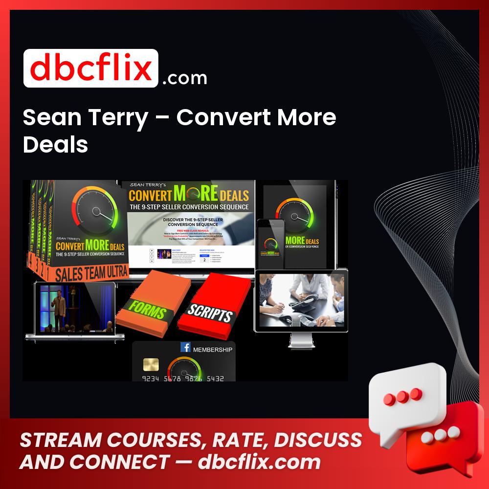 Sean Terry Convert More Deals FREE DOWNLOAD