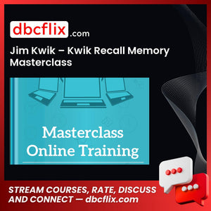 Jim Kwik Kwik Recall Memory Masterclass FREE DOWNLOAD