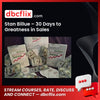 Stan Billue 30 Days To Greatness In Sales FREE DOWNLOAD