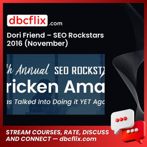 Dori Friend Seo Rockstars 2016 November FREE DOWNLOAD