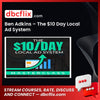 Ben Adkins – The $10 Day Local Ad System free downoad, dbcflix, dbcflix.com, storedbc.com, downloadbusinesscourse, mega, google drive