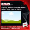 Test Author Name - Test Course Name