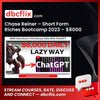 Chase Reiner – Short Form Riches Bootcamp 2023 – $8000 Daily With ChatGPT Bot and AI free downoad, dbcflix, dbcflix.com, storedbc.com, downloadbusinesscourse, mega, google drive