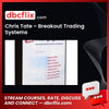 Chris Tate Breakout Trading Systems FREE DOWNLOAD