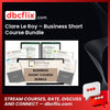 Clare Le Roy – Business Short Course Bundle free downoad, dbcflix, dbcflix.com, storedbc.com, downloadbusinesscourse, mega, google drive