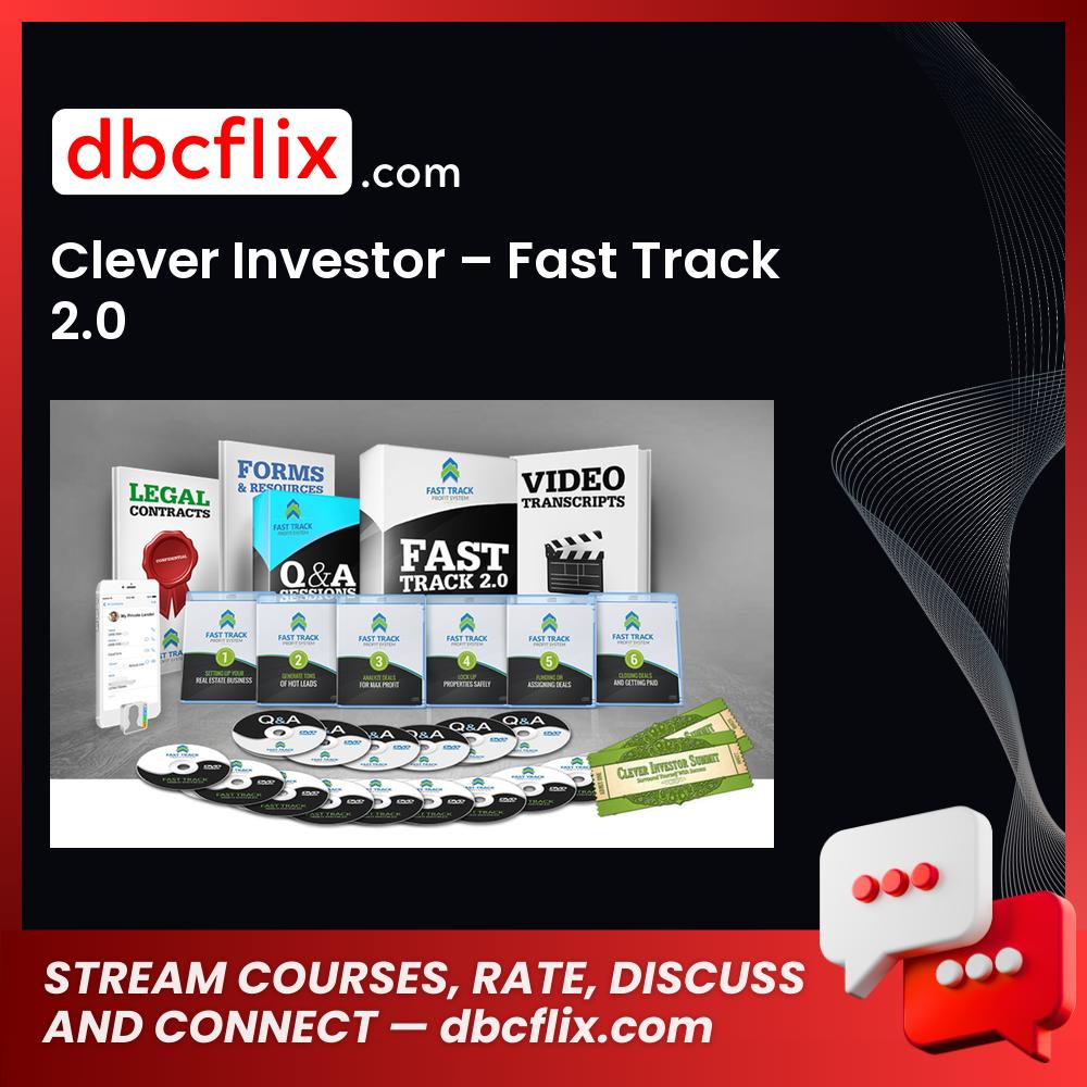 Clever Investor – Fast Track 2.0, download, downloadbusinesscourse, drive, fast, free, google, mega, rapidgator, torrent