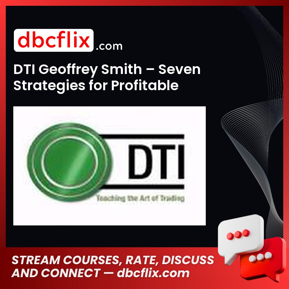Dti Geoffrey Smith Seven Strategies For Profitable Trading FREE DOWNLOAD