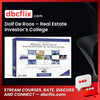Dolf De Roos Real Estate Investors College FREE DOWNLOAD