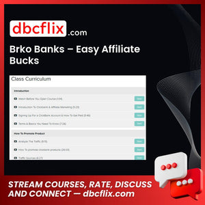 Brko Banks Easy Affiliate Bucks FREE DOWNLOAD