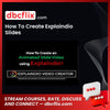 How To Create Explaindio Slides free downoad, dbcflix, dbcflix.com, storedbc.com, downloadbusinesscourse, mega, google drive