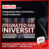 download, downloadbusinesscourse, drive, fast, free, google, Integrated Man University – Tony Endleman, mega, rapidgator, torrent
