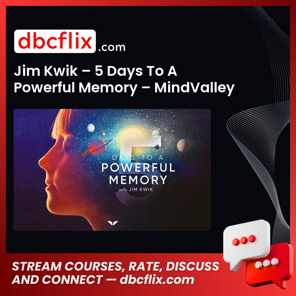 download, downloadbusinesscourse, free, google drive, Jim Kwik – 5 Days To A Powerful Memory – MindValley, mega, rapidgator