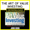 John Heins The Art Of Value Investing FREE DOWNLOAD