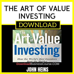 John Heins The Art Of Value Investing FREE DOWNLOAD